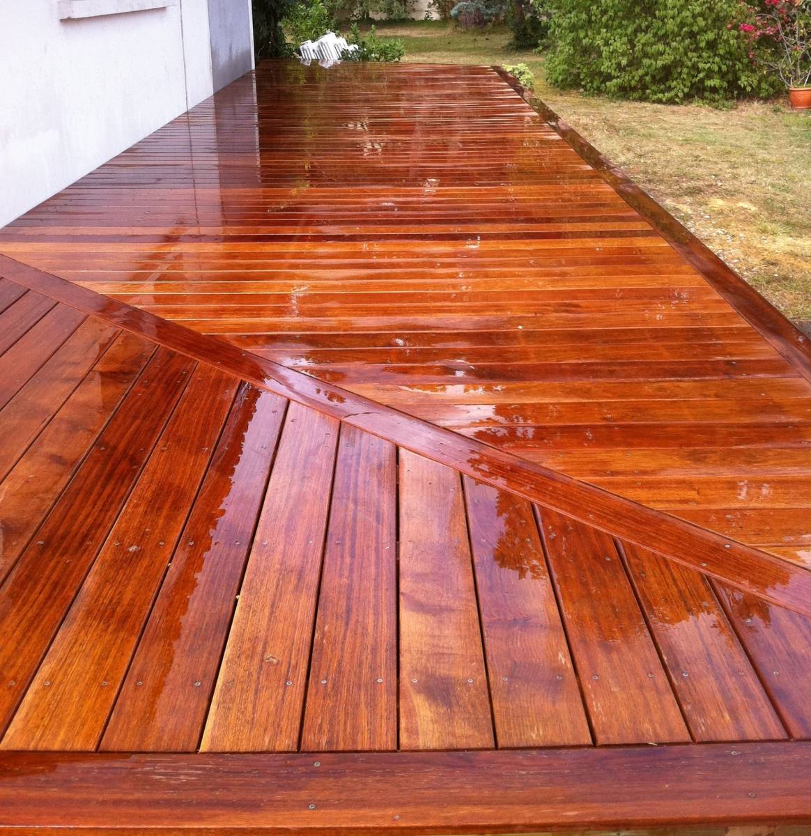 Pose d'une terrasse bois