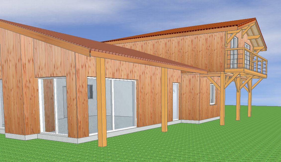 Modélisation 3D du projet de surélévation à Gujan-Mestras