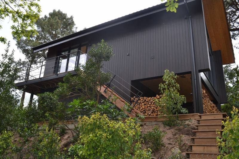 Création d'une maison sur mesure avec bardage en bois à Lège Cap Ferret